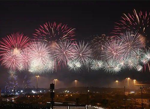 和平区焰火晚会